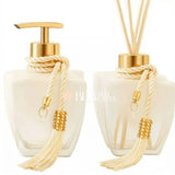 Kit Banheiro Luxo Vidro Degradê Branco