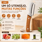 Descascador Multifuncional para Quem Quer Mais Rapidez na Cozinha