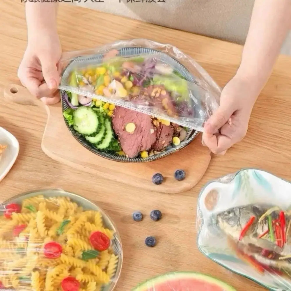 Tampas Elásticas Descartáveis para Alimentos | Oferta Limitada + Frete Grátis 🚚